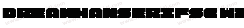 DreamHanserifsc W20字体转换